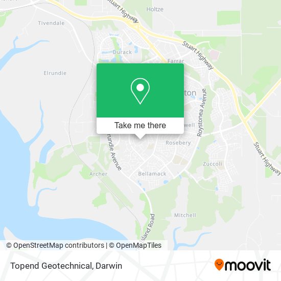 Topend Geotechnical map