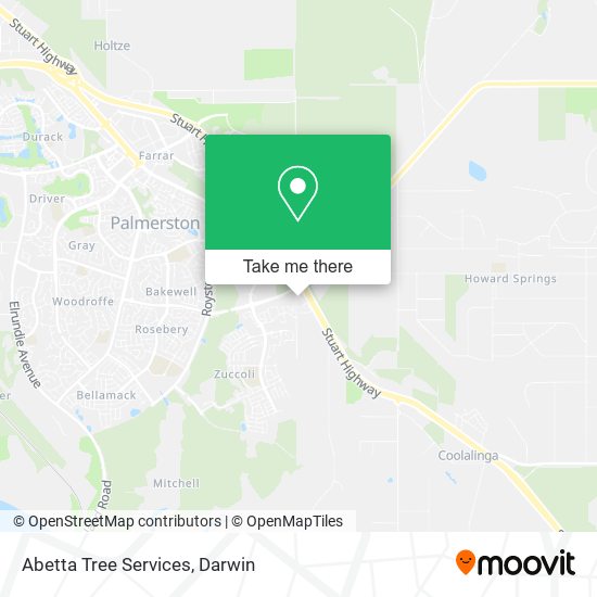 Abetta Tree Services map