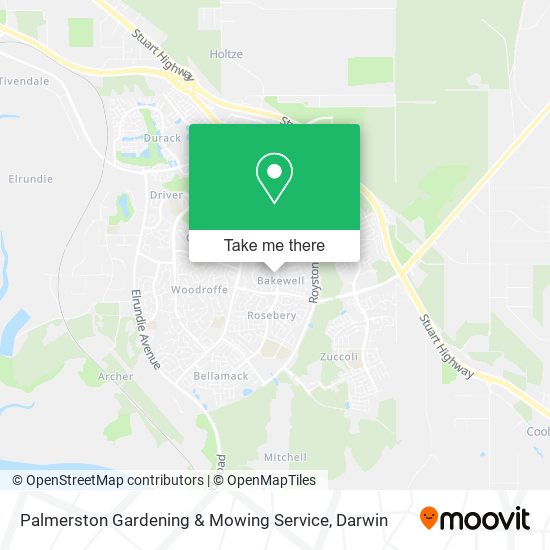 Palmerston Gardening & Mowing Service map