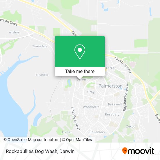 Mapa Rockabullies Dog Wash