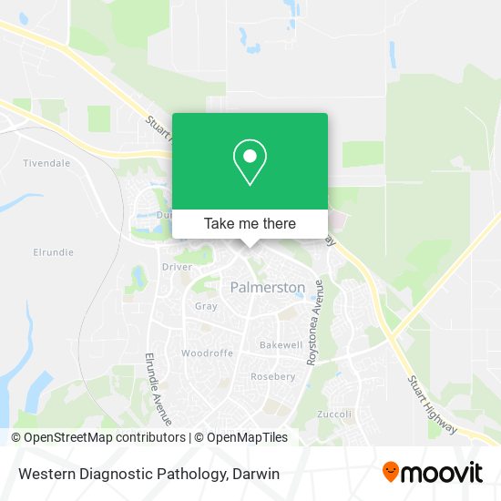 Western Diagnostic Pathology map