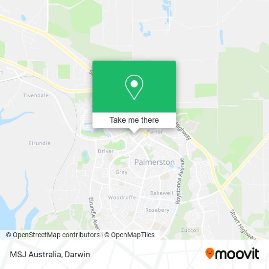 MSJ Australia map