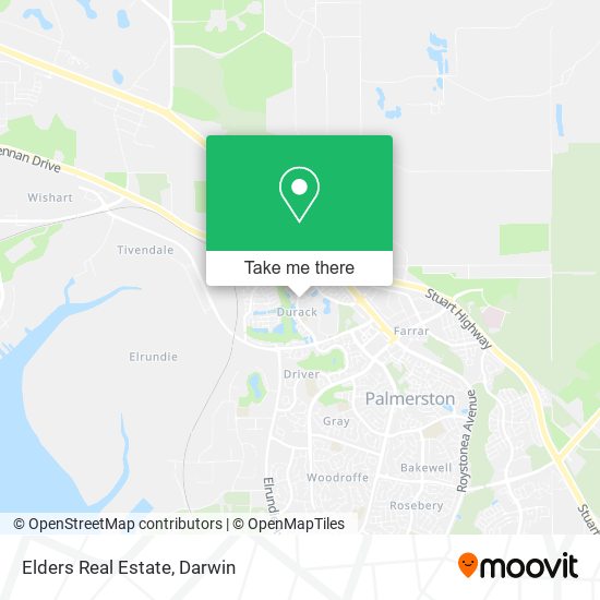 Elders Real Estate map