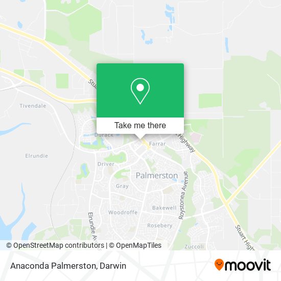 Anaconda Palmerston map