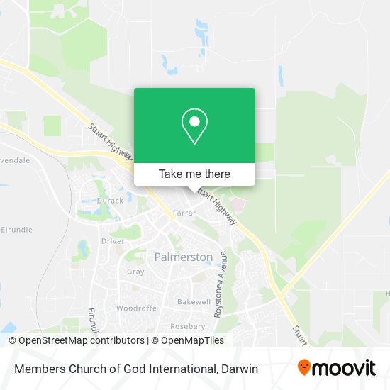 Members Church of God International map