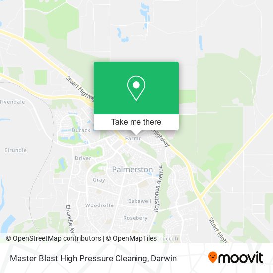 Master Blast High Pressure Cleaning map