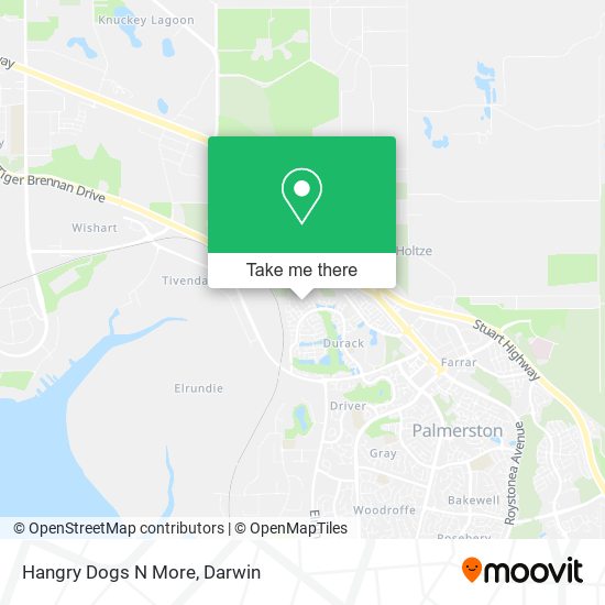 Hangry Dogs N More map