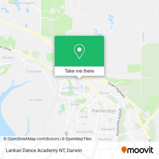 Lankan Dance Academy NT map