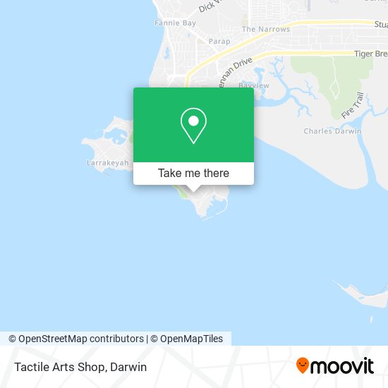 Tactile Arts Shop map