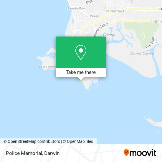 Police Memorial map