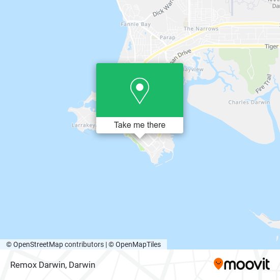 Remox Darwin map