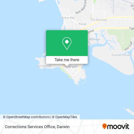 Corrections Services Office map