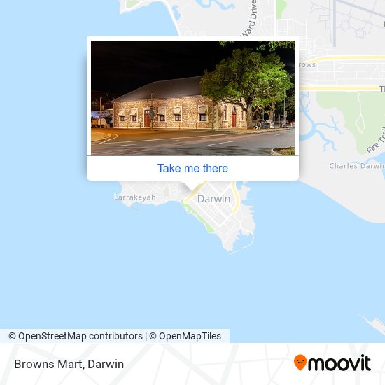 Mapa Browns Mart