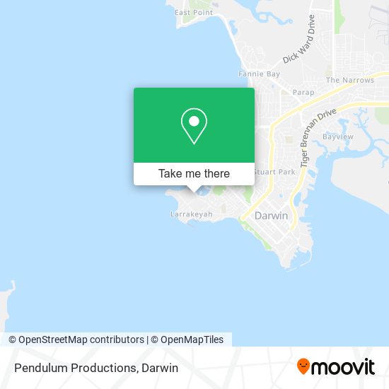 Pendulum Productions map