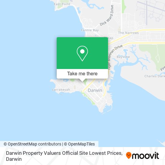 Darwin Property Valuers Official Site Lowest Prices map