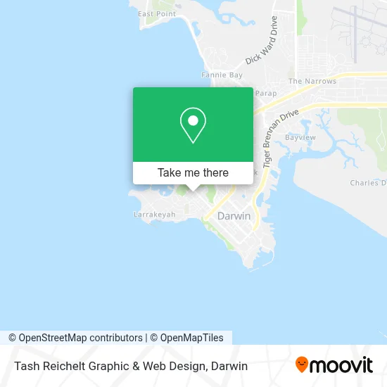 Mapa Tash Reichelt Graphic & Web Design