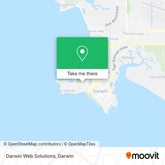 Mapa Darwin Web Solutions