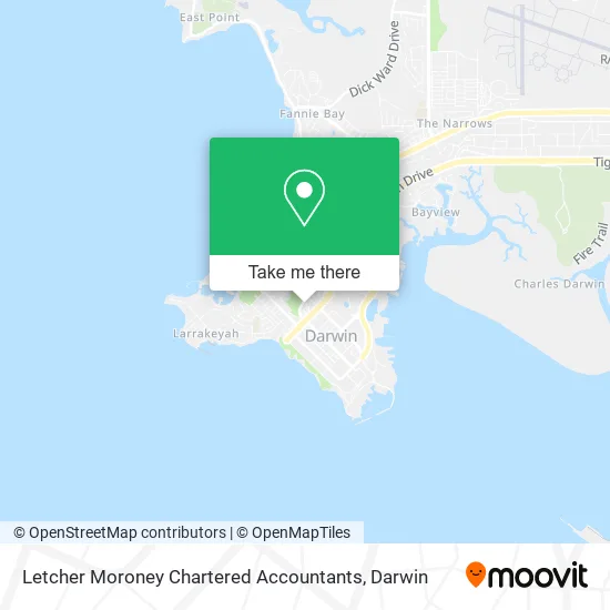 Letcher Moroney Chartered Accountants map