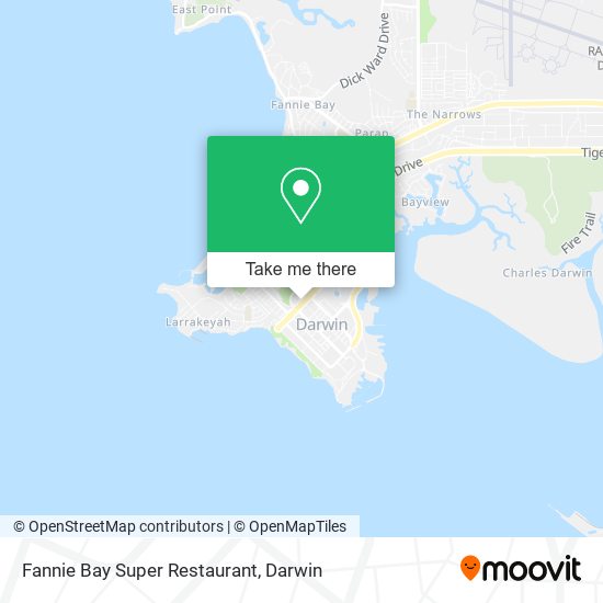Fannie Bay Super Restaurant map