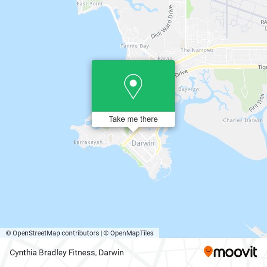 Cynthia Bradley Fitness map