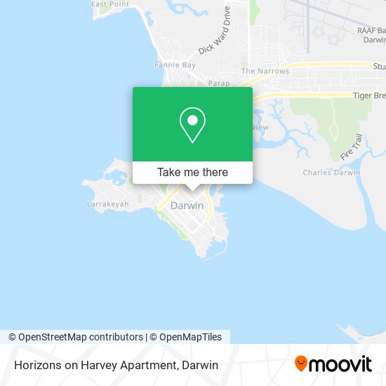 Horizons on Harvey Apartment map