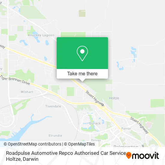 Mapa Roadpulse Automotive Repco Authorised Car Service Holtze