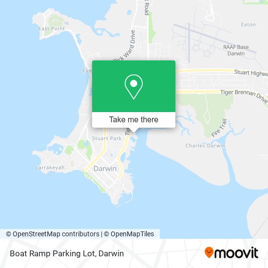 Boat Ramp Parking Lot map