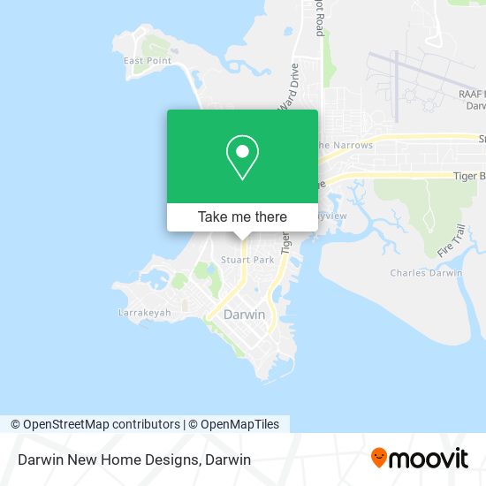 Darwin New Home Designs map