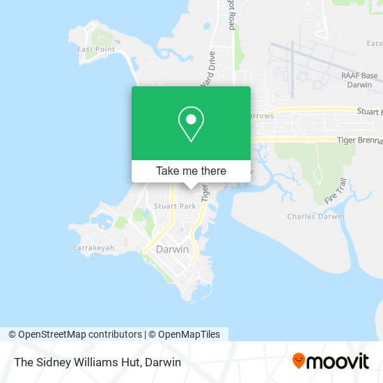 The Sidney Williams Hut map