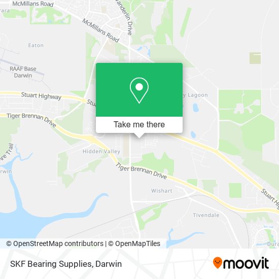 SKF Bearing Supplies map