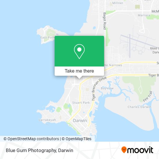 Blue Gum Photography map
