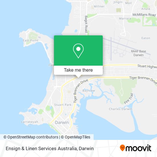 Mapa Ensign & Linen Services Australia