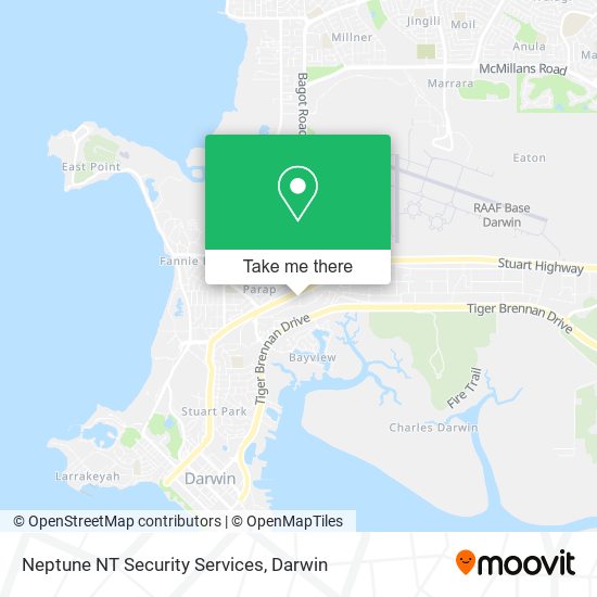 Neptune NT Security Services map