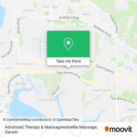 Advanced Therapy & Massagewinnellie Massage map