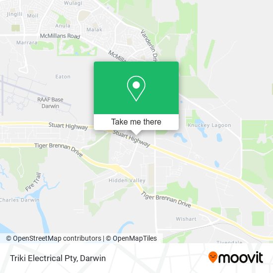 Triki Electrical Pty map