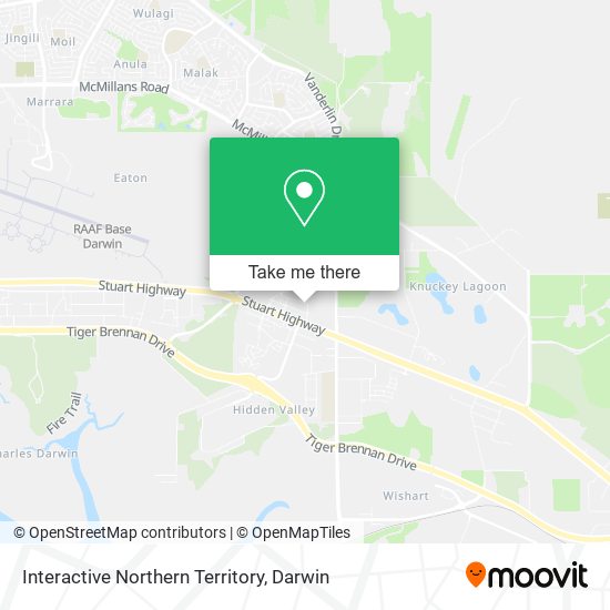 Interactive Northern Territory map