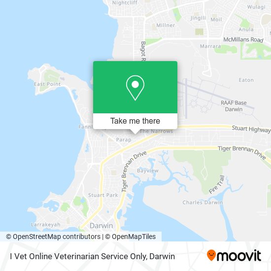 I Vet Online Veterinarian Service Only map