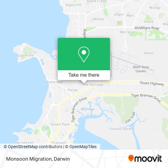 Monsoon Migration map