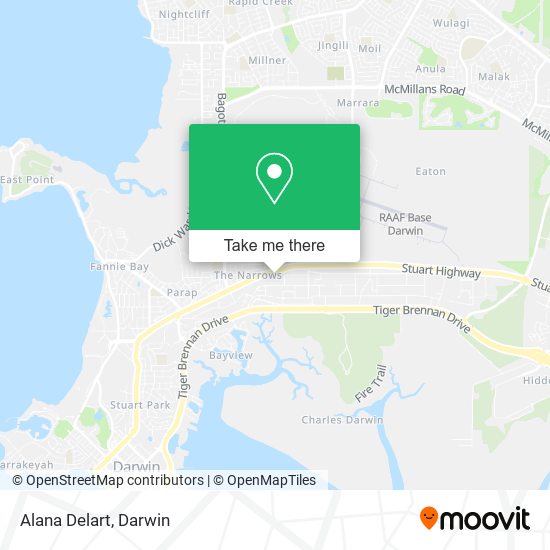 Alana Delart map