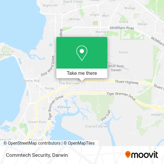 Mapa Commtech Security