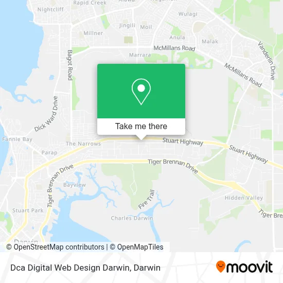 Mapa Dca Digital Web Design Darwin