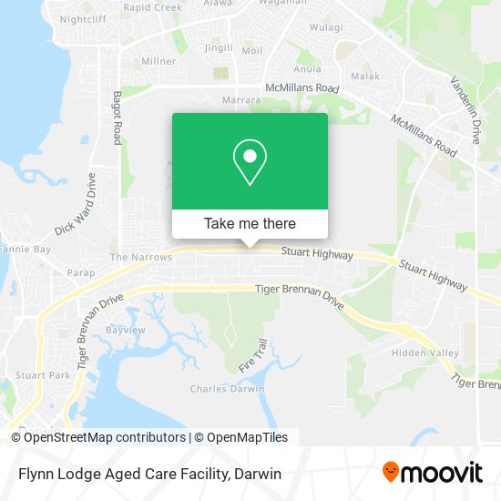 Flynn Lodge Aged Care Facility map