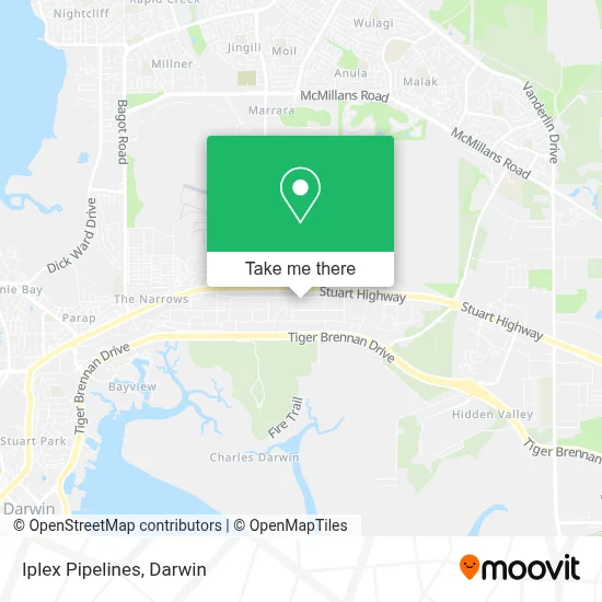 Mapa Iplex Pipelines