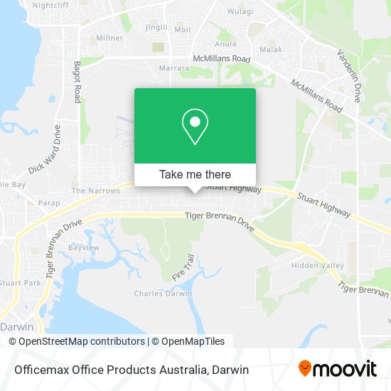 Officemax Office Products Australia map