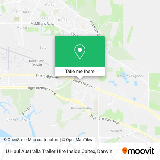 Mapa U Haul Australia Trailer Hire Inside Caltex