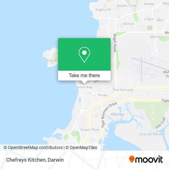 Chefreys Kitchen map