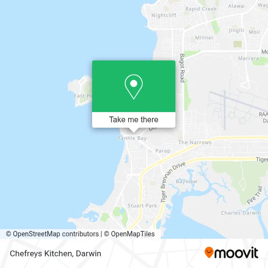 Mapa Chefreys Kitchen