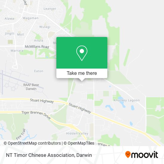 NT Timor Chinese Association map