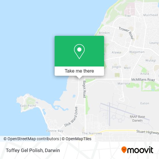 Toffey Gel Polish map