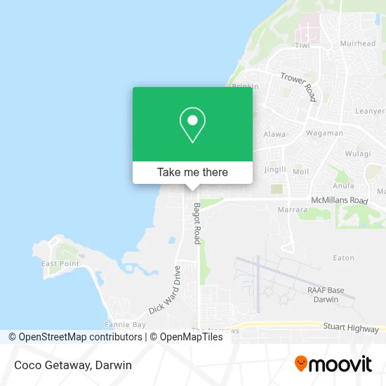 Mapa Coco Getaway